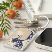 Pixel Tsunami 8 Bit Pixel Art Sleutelhanger (Voorkant Rechts)