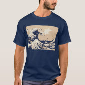 Pixel Tsunami 8 Bit Pixel Art T-shirt (Voorkant)