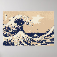 Pixel Tsunami 8 Bit Pixelkunst