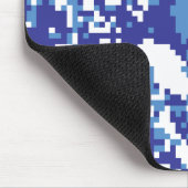 Pixel Tsunami Blue met 8 bits Pixel Art Muismat (Hoek)