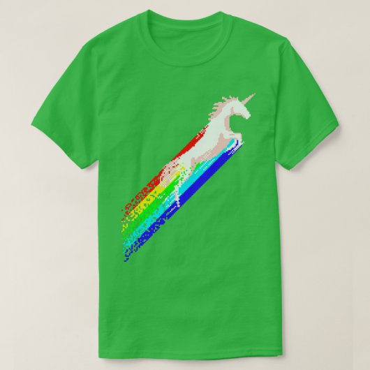 Pixel Unicorn T-shirt (Design voorkant)