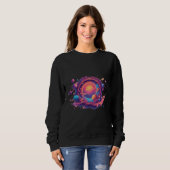 Pixel Universe Portaal — De Kosmische Poort Trui (Voorkant volledig)