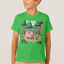 Pixel Vrienden: Bosbescherming (varken) #14 T-shirt