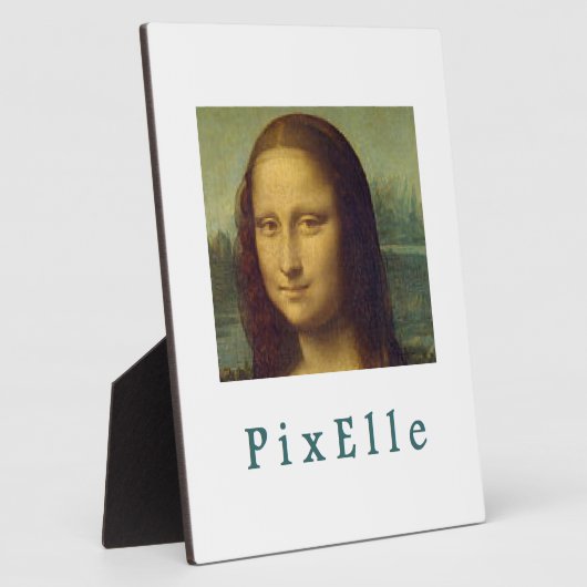 Pixel vrouw fotoplaat (Zijkant)