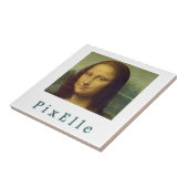 Pixel vrouw tegeltje (Zijkant)