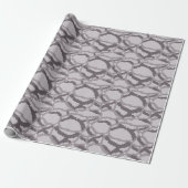 Pixel Water Rimpelpatroon Cadeaupapier (Uitgerold)