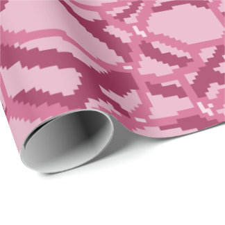 Pixel Water Rimpelpatroon Cadeaupapier