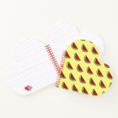 Pixel Watermeloen Patroon Notitieboek (Binnen)