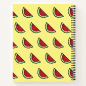 Pixel Watermeloen Patroon Notitieboek (Achterkant)