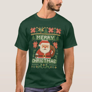Pixel-Weihnachtstraum T-shirt
