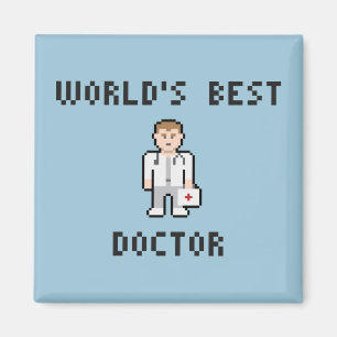 Pixel World's Beste Doctor Magneet