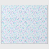 Pixel Zeepbellen Patroon Cadeaupapier (Vlak)