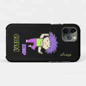 Pixelachtige jongen Case-Mate iPhone case (Achterkant (horizontaal))