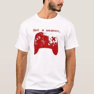 Pixelante voor en achter t-shirt
