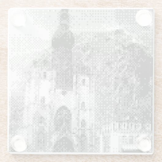 pixelart-dinant glazen onderzetter (Achterkant)