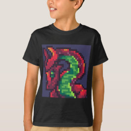 Pixelart, Pixel Art, dragon T-shirt