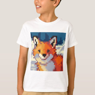 Pixelart, Pixel Art, Fox, vos T-shirt