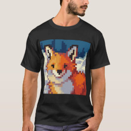 Pixelart, Pixel Art, Fox, vos T-shirt