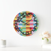 PIXELAT chained numbers by Masanser Grote Klok (Huis)