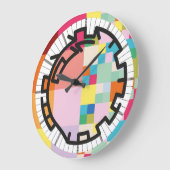 PIXELAT chained numbers by Masanser Grote Klok (Hoek)