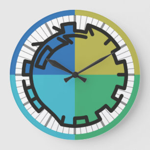 PIXELAT chained numbers by Masanser Grote Klok