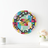 PIXELAT chained numbers by Masanser Grote Klok (Huis)