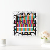 PIXELAT chained numbers by Masanser Vierkante Klok (Huis)