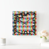 PIXELAT chained numbers by Masanser Vierkante Klok (Huis)