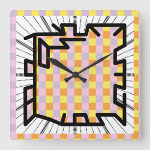 PIXELAT chained numbers by Masanser Vierkante Klok