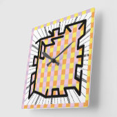 PIXELAT chained numbers by Masanser Vierkante Klok (Hoek)