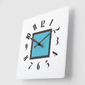 PIXELAT-EERSTE SERIE LEX DOOR Masanser Vierkante Klok (Hoek)