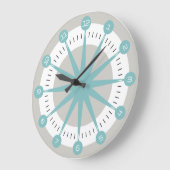 Pixelat hemelsgekleurde ster van Masanser Grote Klok (Hoek)