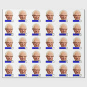 Pixelated Bernie Sanders - PROGRESS Cadeaupapier (Vlak)