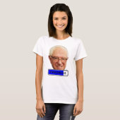 Pixelated Bernie Sanders - PROGRESS T-shirt (Voorkant volledig)