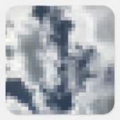 Pixelated Cloud Sticker (Voorkant)