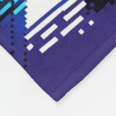 Pixelated digitale exploratie fleece deken (Hoek)