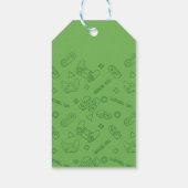 Pixelated Gamer Party Bedankt Tag Cadeaulabel (Achterkant)