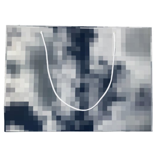 Pixelated Gift Bag Groot Cadeauzakje (Achterkant)