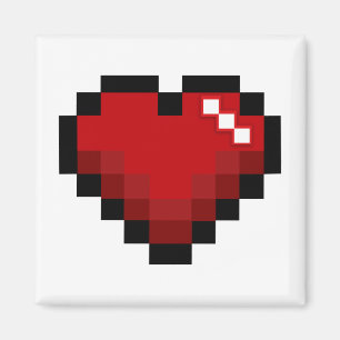 Pixelated Heart Magneet