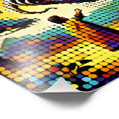 pixelated image of a dragon trainer foto afdruk (Hoek)