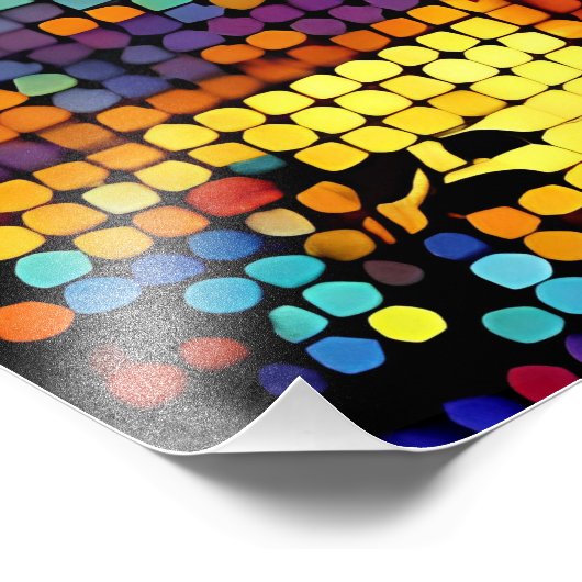 pixelated image of a dragon trainer foto afdruk (Hoek)