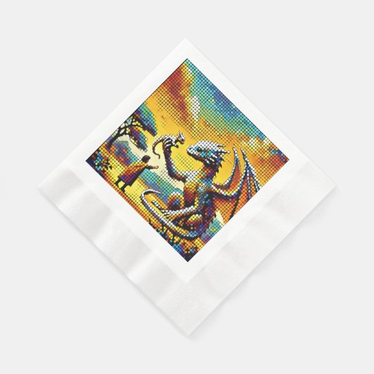 pixelated image of a dragon trainer servet (Hoek)