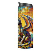 pixelated image of a dragon trainer thermosbeker (Geroteerd rechts)