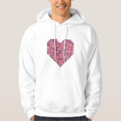 Pixelated Liefde Hoodie (Voorkant)