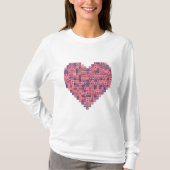 Pixelated Liefde T-shirt (Voorkant)