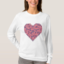 Pixelated Liefde T-shirt