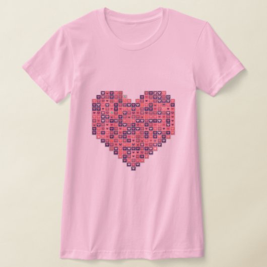 Pixelated Liefde T-shirt (Laagn)