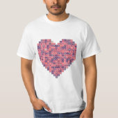 Pixelated Liefde T-shirt (Voorkant)