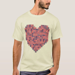 Pixelated Liefde T-shirt