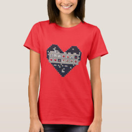 Pixelated Liefde T-shirt